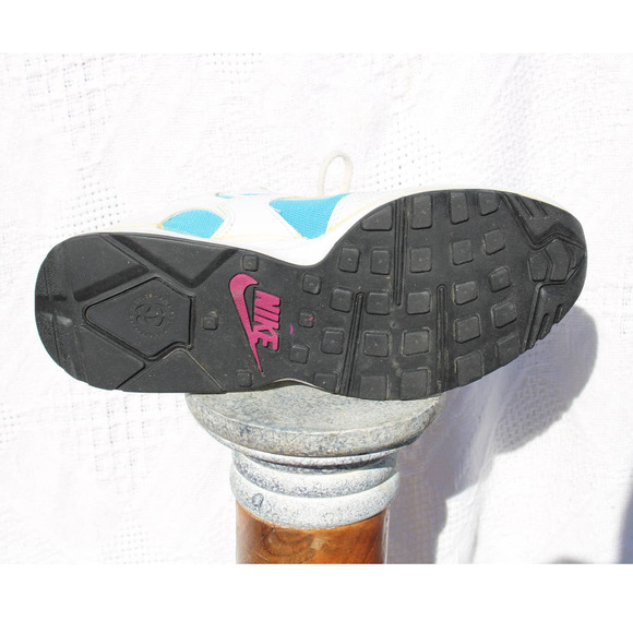 Vintage 1995 Nike Regrind Running shoe teal pink Size 8w - Picture 12 of 12